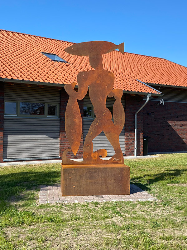 Skulptur Feuerwehrhaus